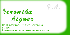 veronika aigner business card